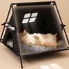 Foldable Insulated Dog House Oxford Feral Cat Shelter Pet Cage Cat Teepee Tent  All-Season Use