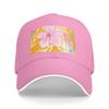 Tropical Island Hibiscus Flowers and Monstera Leaves Baseball Cap Fishing Cap Military Tactical Cap Golf Women Unisexs