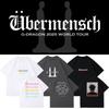 GD G-Dragon Tour Ubermensch the Same Short-sleeved Printed T-shirt for Men and Women with Half-sleeved Clothing