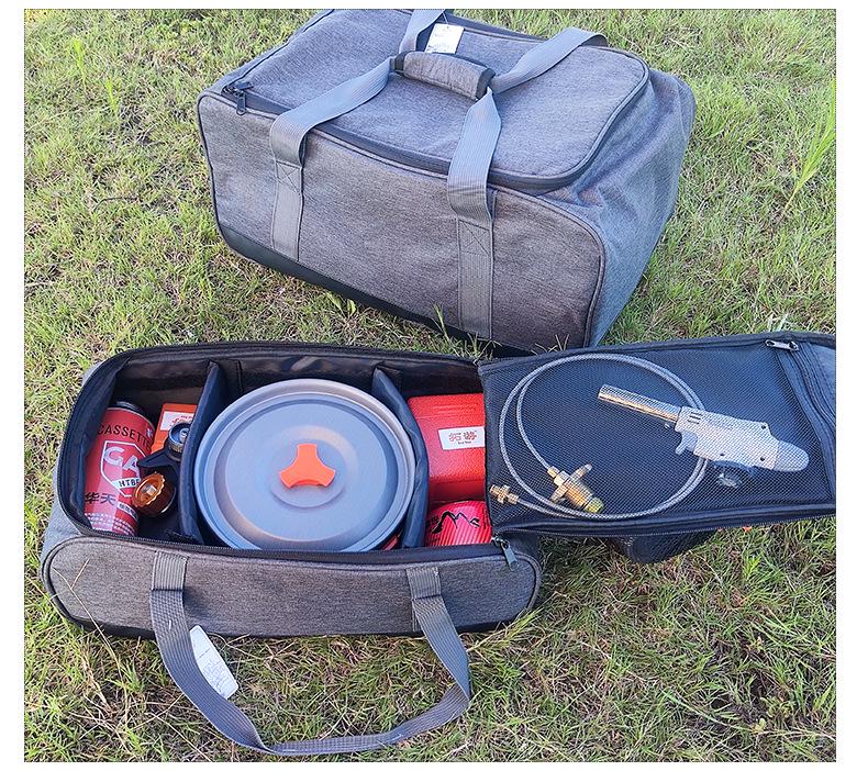 Portable Camping Cookware Set with Storage Bag for Outdoor Picnic