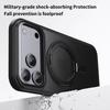 360° Rotating Stand Magnetic Orange Case for IPhone 17 Pro Max 17Air 17Pro Luxury Metal Button Folding Bracket Shockproof Cover