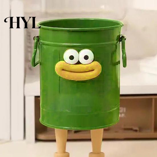 Space-saving Pen Container Cartoon Holder Round Vertical Pencil for Office Home Stationery For Desk Study Desktop Accessories Storage Organizer
