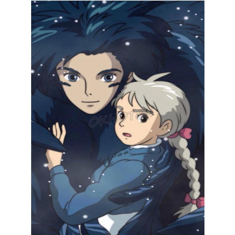 5D DIY Алмазная картина Романтические персонажи аниме Алмазная вышивка Набор для вышивки крестом Полный горный хрусталь Мозаика Домашний декор