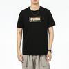 Puma Футболка с контрастным логотипом и круглым вырезом Мужские топы Черная 847720-01