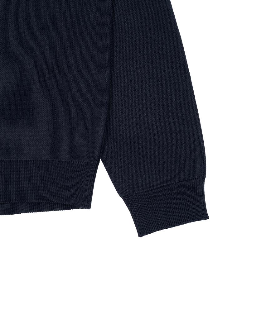 THE COLDEST MOMENT Tcm Starfish Logo Knit (Navy)