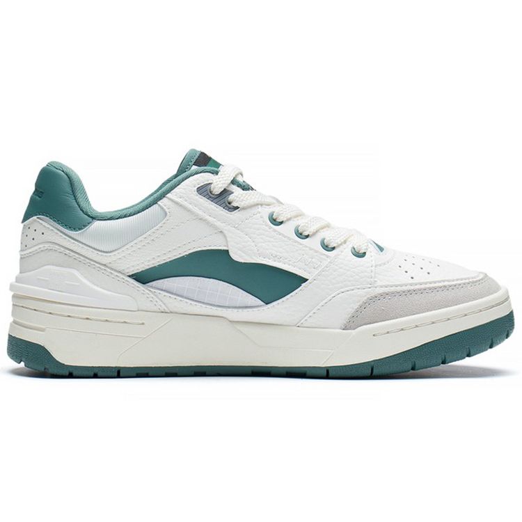 Li Ning Rsr 101 Ткань Синтетическая кожа Легкие Нескользящие Прочные Низкие Кроссовки Для Мужчин Кроссовки Для Мужчин Белый Серый Зеленый ABCS087-5