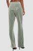 Juicy Couture Zielone Damskie Spodnie Z Cyrkoniami Tina S