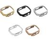 Ударопрочный золотой ПК-чехол Защитная крышка для Apple Watch Серии 11 10 9 8 7 6 5 4 3 2 1 Ultra 49 45 мм 41 46 42 мм Без стекла на экран