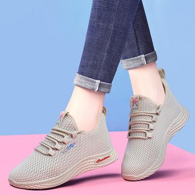 Кроссовки женские 2025 лето новые женские туфли дышащая сетка повседневная обувь универсальные маленькие красные туфли легкие кроссовки женские