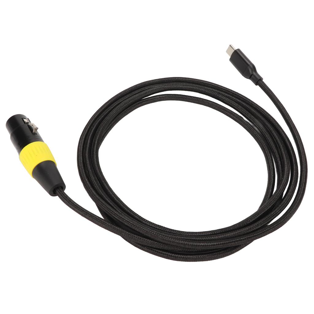 Кабель XLR-USB C, гибкий, тип C, штекер-XLR-гнездо, адаптер для ПК, телефона, планшета 2