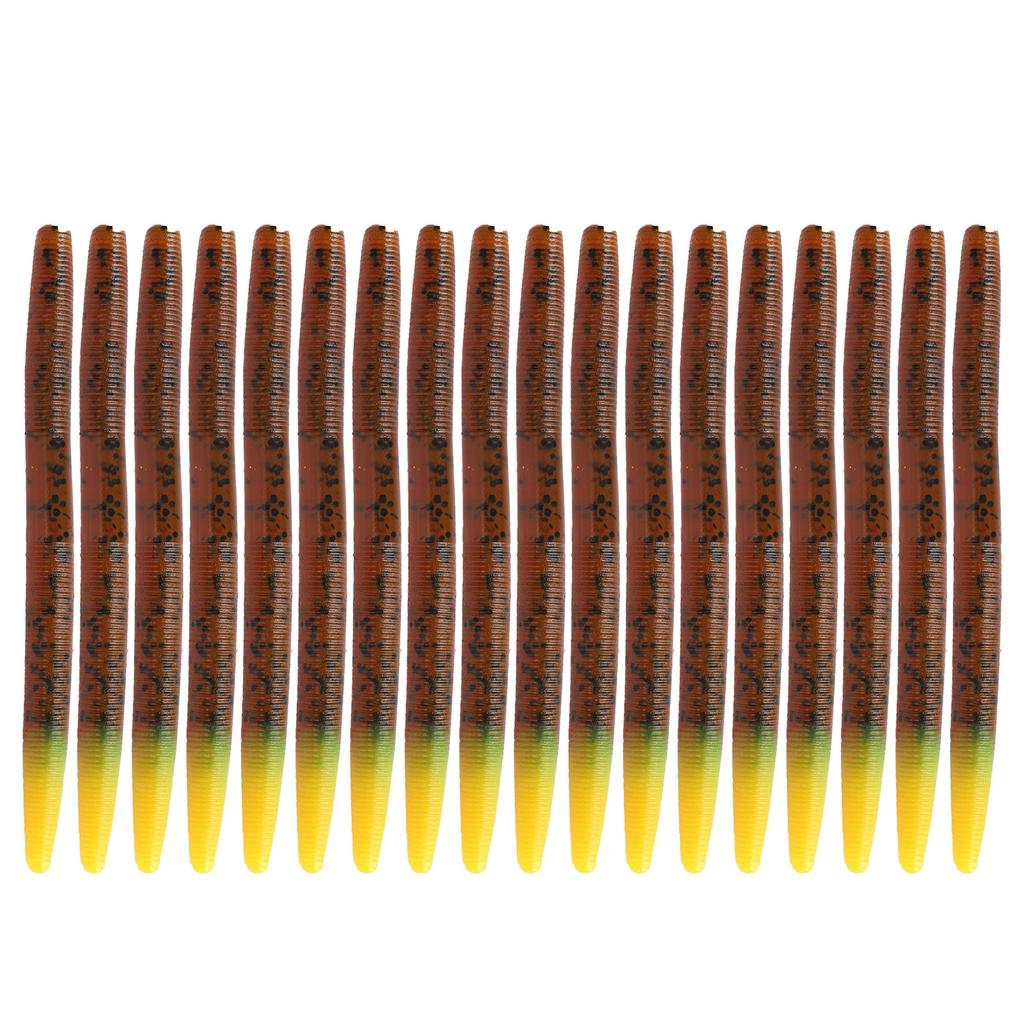 3 шт. Искусственная имитация Мягкий силикон Форма земляного червя Приманка Рыболовный аксессуар 4#