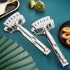 Barbecue Cooking Tongs Stainless Steel Fried Fish Flipping Spatula Tongs Clip For Fish Beef Steak Bread BBQ Grilling Tools