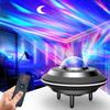 UFO Aurora Star Sky Projector Night Light with Remote Control Portable Northern Lights Star