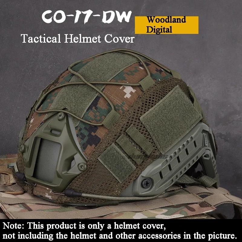 Tactical Helmet Cover for Fast MH PJ BJ Helmet Airsoft Paintball Helmet Cover