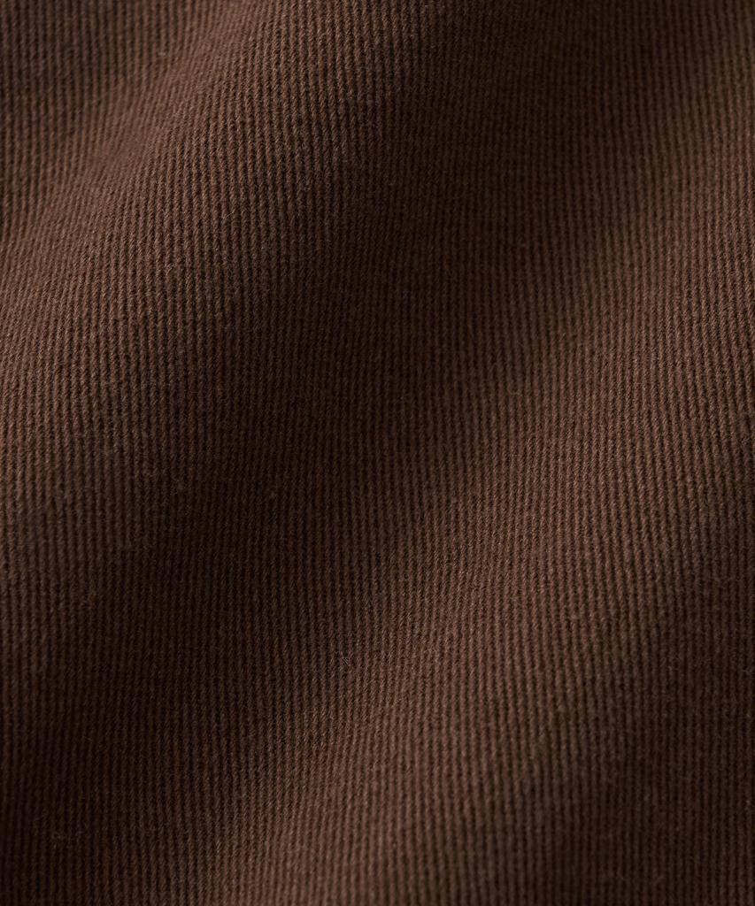 ANALOG MOOD Daily Cotton Curved Pants (Brown)