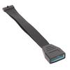 Кабель-удлинитель с внутренним разъемом USB 3.0 19/20 Pin для решения проблемы блокировки разъема видеокартой на материнских платах