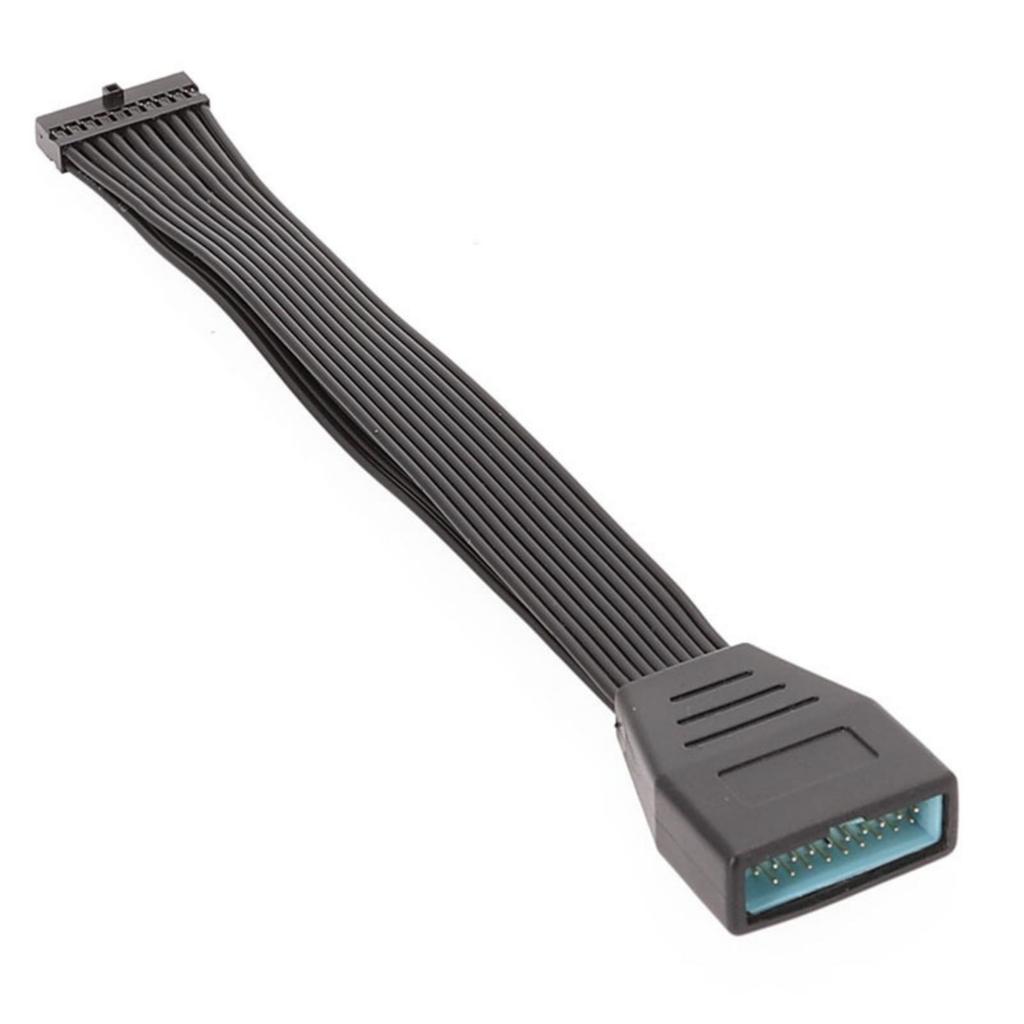 Кабель-удлинитель с внутренним разъемом USB 3.0 19/20 Pin для решения проблемы блокировки разъема видеокартой на материнских платах