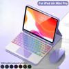 Backlight IPad Magic Keyboard for IPad Pro 11 2024 2021 2020 Mini 5 6 10.2 9/8/7th 2018 2017 5 6th Air 11 2024 12.9 10.5 9.7 Air 3 2 Leather Case