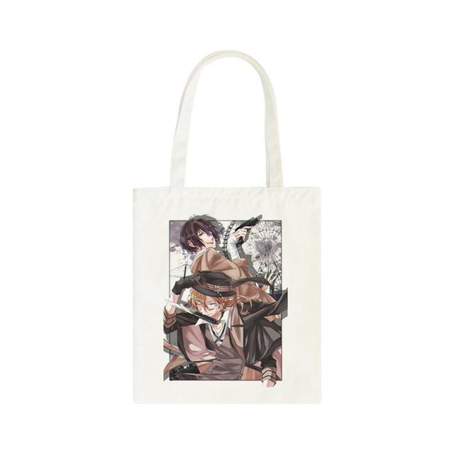 Сумка на плечо Bungo Stray Dogs Nakajima Atsushi, женская повседневная сумка-тоут в стиле хип-хоп, сумки-шоппер y2k, холщовая сумка в стиле японского аниме дадзай Осаму