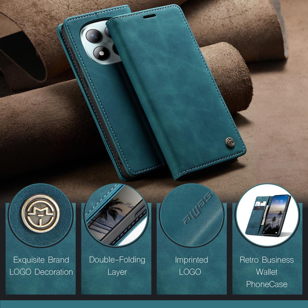 Роскошный ретро-чехол для Xiaomi Redmi Note 15 Pro+ 5G с несколькими слотами для карт, функцией подставки, чехол-кошелек из кожи для 15 Pro+ 5G