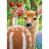 5D DIY полная круглая дрель алмазная живопись олень животное Алмазная вышивка набор крестиков мозаика подарок из смолы настенное искусство домашний декор