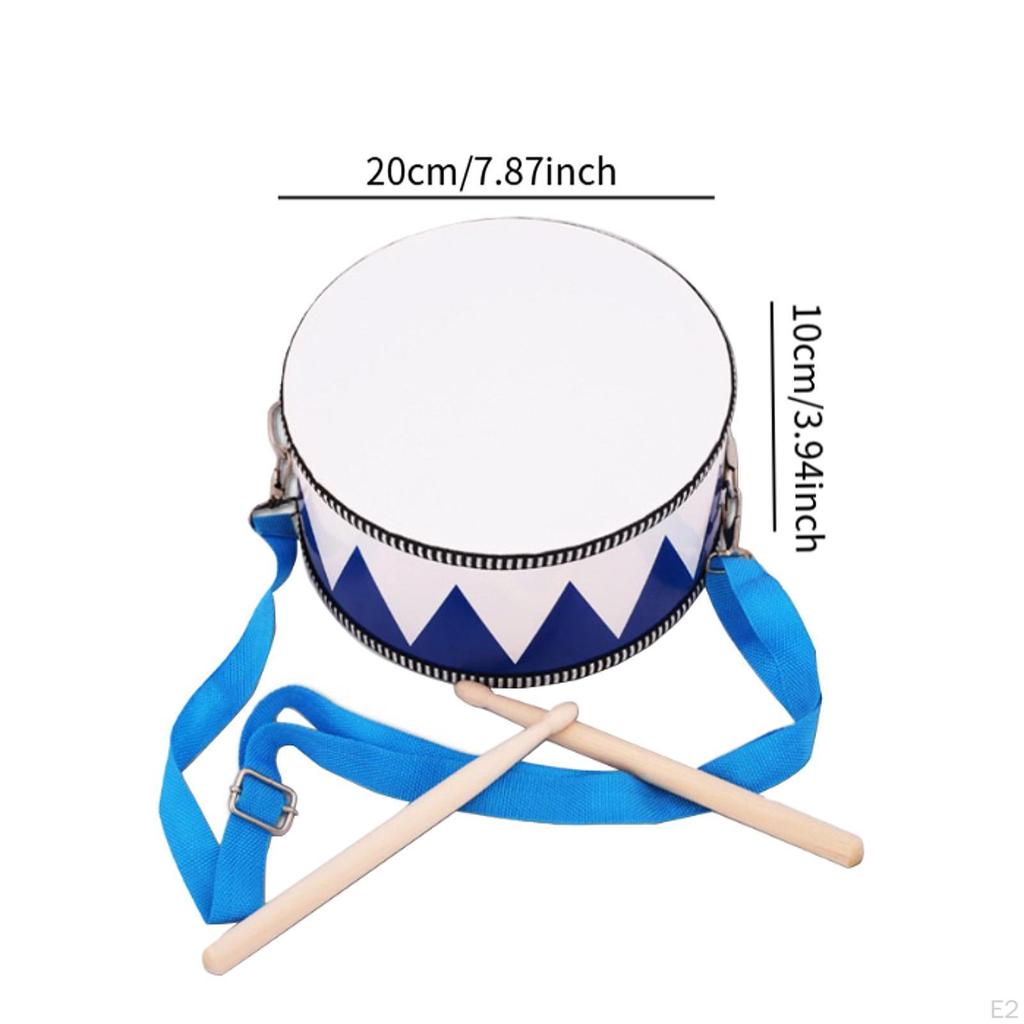Hand Drum Multipurpose Practical Lightweight Birthday Gifts Musical Instrument with Drumstick for