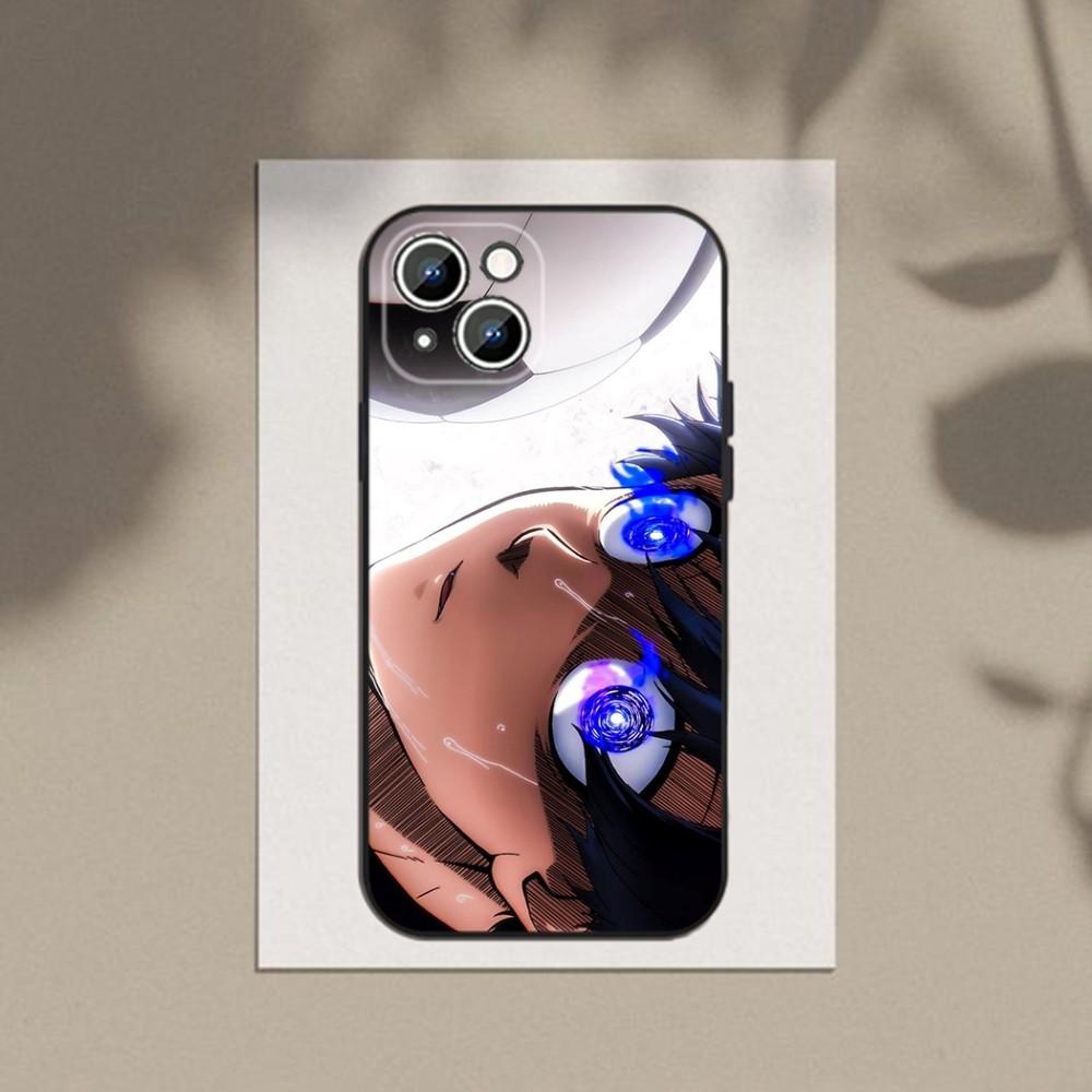 Аниме B-Blue L-Lock Чехол для телефона для Apple iPhone 15,14,13,12,11,XS,XR,X,8,7,Pro,Max,Plus,mini Силиконовый Черный Чехол