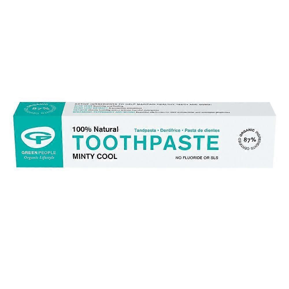 Green People Minty Cool Toothpaste 50ml - 2 Pack