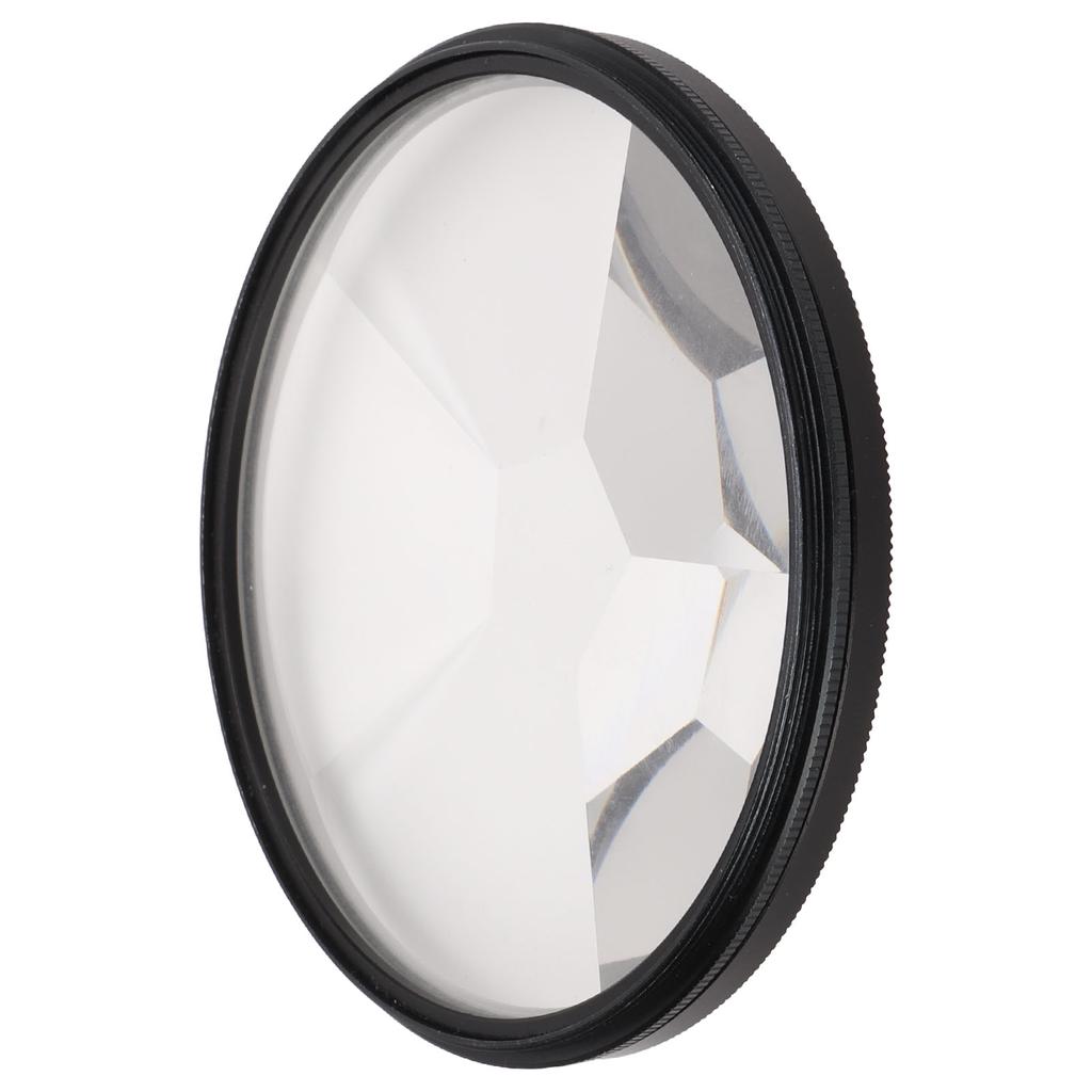 77mm Kaleidoscope Glass Prism Six Sided Effect Camera Filter Lens Split Repeating Image Camera SLR