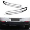 Chrome Front + Rear Fog Light Cover For VW Tiguan 2010-2012