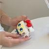 Красный Бант Кошачьи Ушки Чехол для AirPods - Силиконовый Чехол с Большими Глазами для AirPods 1/2/3/4/Pro/Pro2, Ударопрочный Защитный от Царапин Защитный Чехол для Наушников