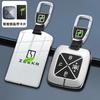 For ZEEKR 7X 001 X MIX 007 009 Zinc Alloy Car Key Case Remote Protection Cover Luminous Shell Card Keychain Ring Holder Keyfob