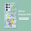 Samsung S21Plus симпатичный мягкий чехол Dingdang A52, Orange Juice 22, прозрачный чехол A32, в комплекте.