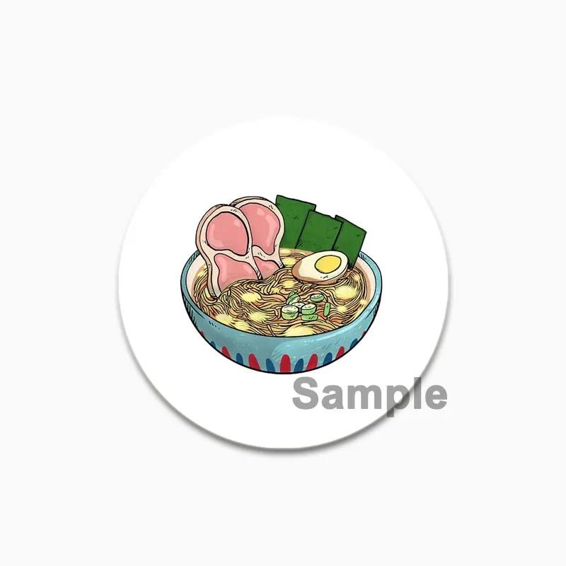 32/44/58mm Time Gear Quote Brooch On Backpack, Handmade Round Brooches, Cute Pins, Anime Icon Badges for Clothes