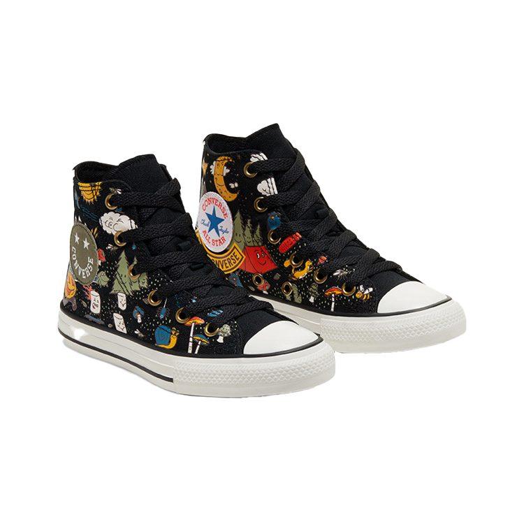 Converse Chuck Taylor All Star High GS 'Летний лагерь - Черный Амарилло' 667527C