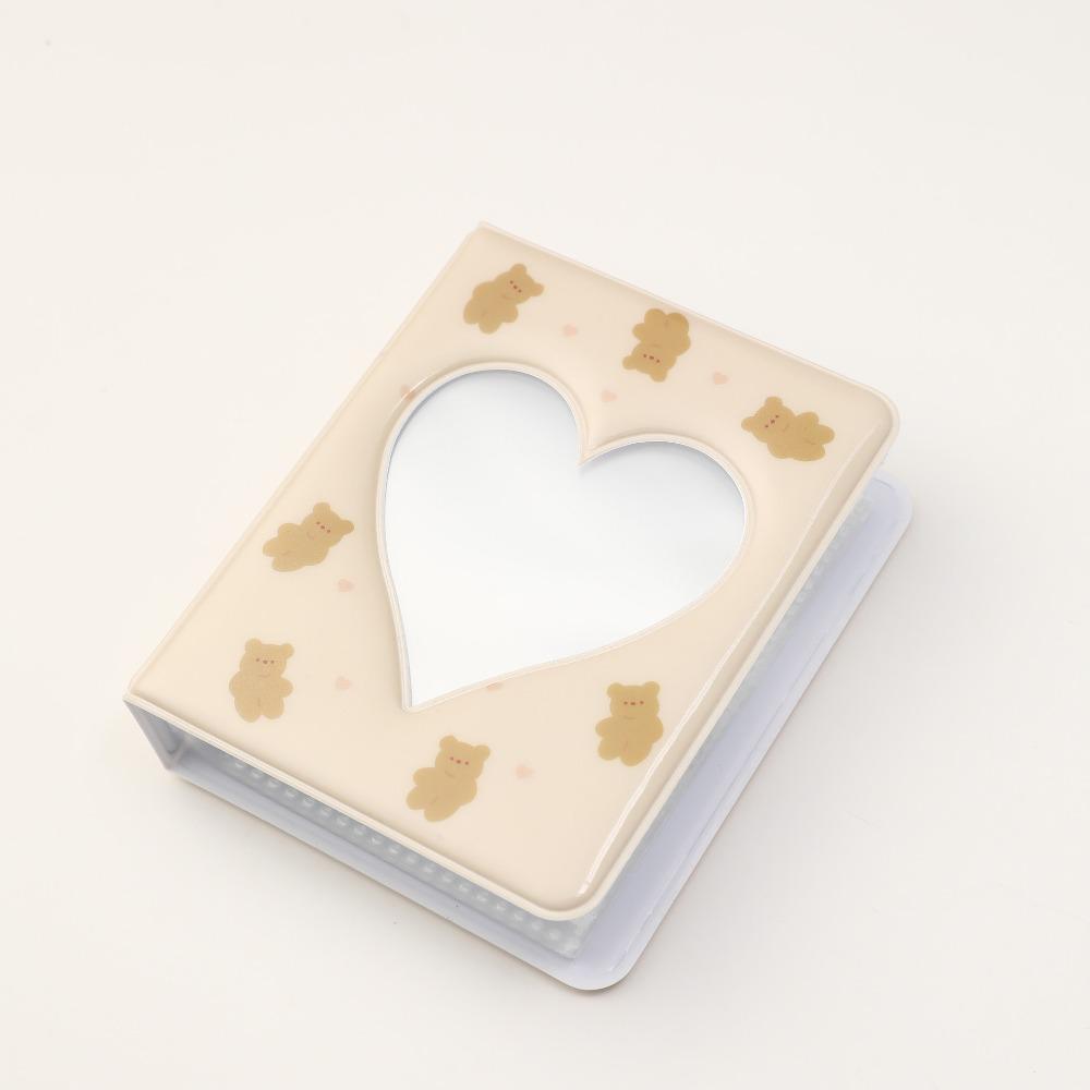 Милый Медведь Держатель для Фотокарточек Сердце Любви Полый Фотодержатель Новый Фотоальбом