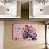Doki Doki Literature Club Придверный коврик Nordic Style Коврик для спальни гостиной Домашний балкон Противоскользящий Современный домашний декор
