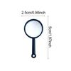 10-20PCS/Pack Black Mini Magnifying Glasses Handheld Reading Magnifiers Lightweight Portable Observation Tools Class Rewards ZYF