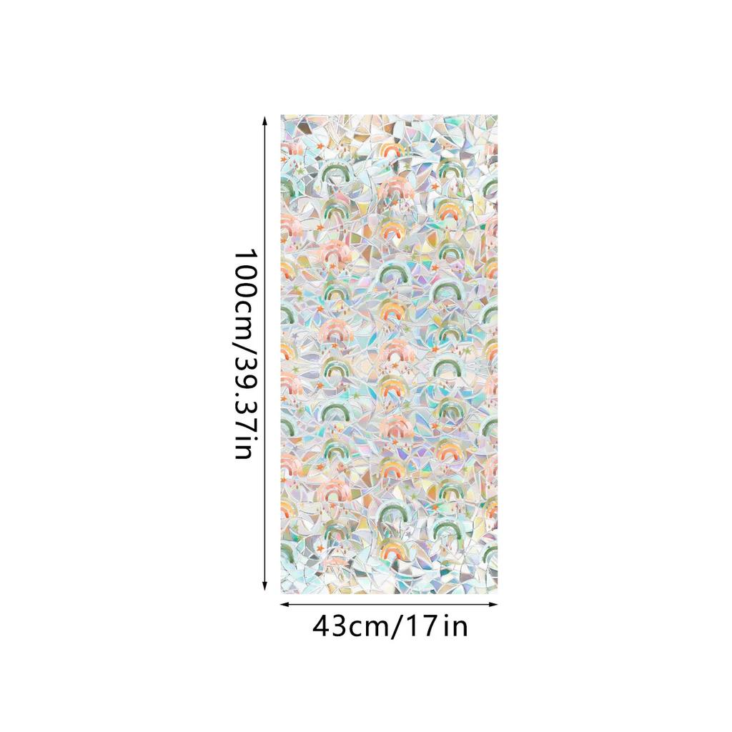 PVC Flower Window Electrostatic Stickers Privacy Protection Static Cling Decoration Reusable Glass Decals for Home Bathroom