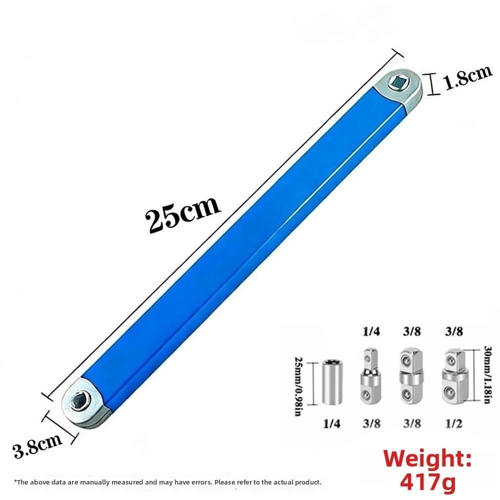 Professional Grade Offset Extension Wrench 1/2 1/4 3/8 Drive Compact Extension Wrench Car Repair