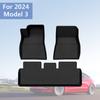 Для нового Tesla Model 3 Highland 2025 TPE коврики для пола водонепроницаемый багажный коврик износостойкие накладки на ноги коврики для багажника аксессуары