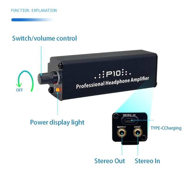 Маленькие усилители для наушников со стереозвуком, регуляторами громкости и длительным временем работы батареи для клавишников и гитаристов