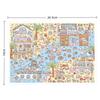 PET Die Cut Miniature Scene Sticker Cute Animals Mini Landscape Sticker  Kid Gifts
