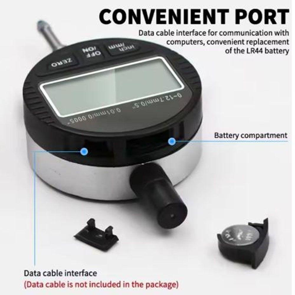 Digital Display Dial Test Indicator 0.01mm Accuracy Digital Dial Indicator Mechanical Workshop