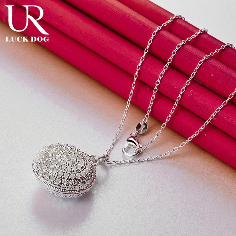 Ожерелье с круглой подвеской из стерлингового серебра 925 пробы 18 мм, модные свадебные украшения