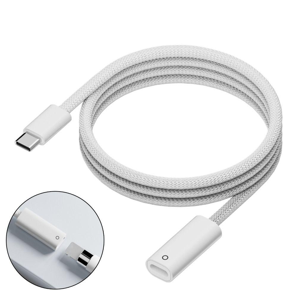 50/100cm Pencil Charger Adapter Plug and Play Nylon Bluetooth Pairing Cable for Apple Pencil 1st Generation for iPad 10/11th Gen