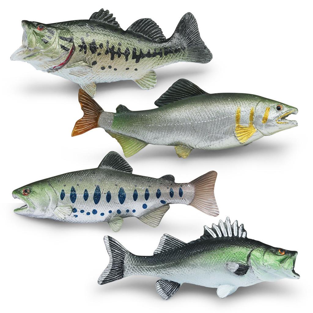 Animal Marine Tuna Salmon Resin Model Toy For Kids Display Gifts Decoration