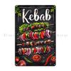 I love Light Kebab Doner Kebab Dnerspie Dnerbag Doner Kebab Extravaganza Metal Classic Printed Wall Plaque Tin Sign Poster