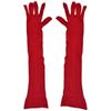 1Pair Long Gloves Anti UV Five Finger Gloves Soft Oil Shiny High Elastic Mittens Thin Nylon Breathable Glossy Sun Protection