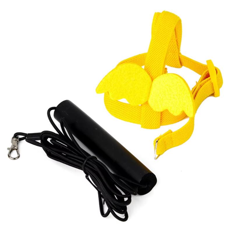 Random Adjustable Parrot Bird Harness Leash Set Anti-Bite Training Harness Parrots Outdoor Flying Rope